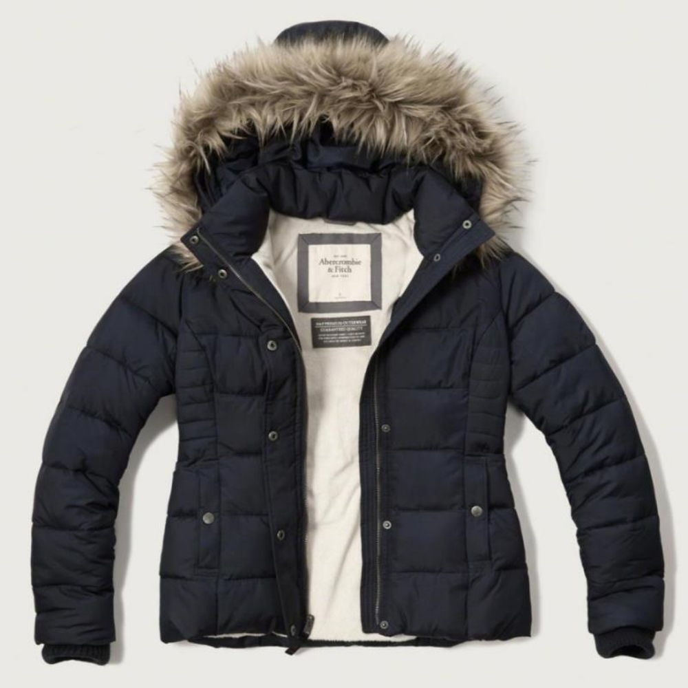 Abercrombie & Fitch Premium Puffer Jacket Size XS